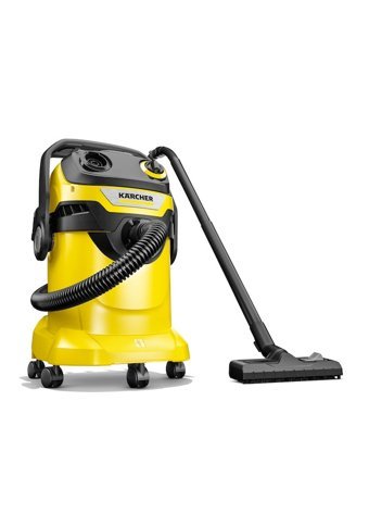 Karcher WD 5 V-25/6/22 EU 1100 W Dikey Toz Torbalı Süpürge Sarı - Siyah