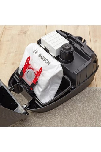 Bosch BGL6POW1 850 W Yatay Hepa Filtreli Toz Torbalı Süpürge Kırmızı - Siyah