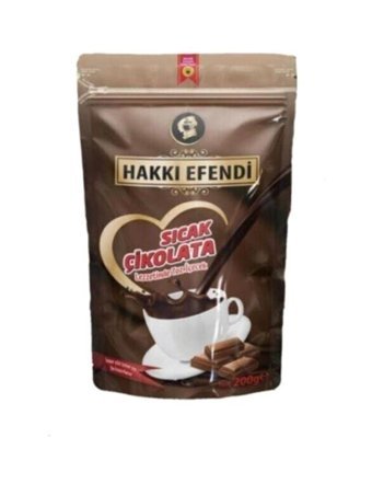 Hakkı Efendi Sıcak Çikolata 200 gr Tekli