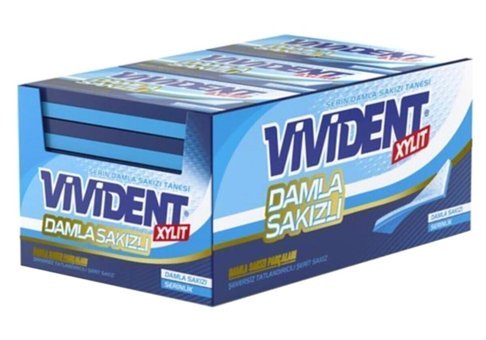 Vivident Cüzdan Damla Sakızlı Sakız 14'lü 18 Adet