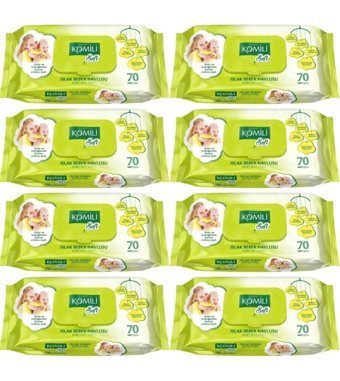 Komili Soft 70 Yaprak 8'li Paket Islak Mendil