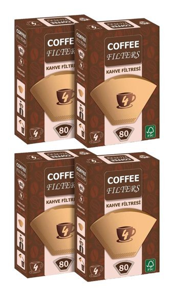 Coffee Filters 4 Numara Filtre Kahve Kağıdı 320'li