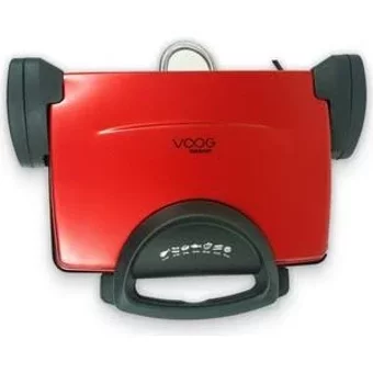 Voog Teflon 2000 W Kırmızı Tost Makinesi
