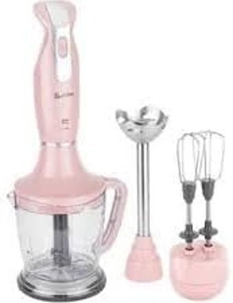 Tantitoni Multi 700 ml Blender Seti Gri - Pembe