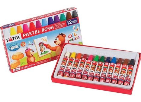 Fatih King Size 12'li Kuru Pastel Boya Seti