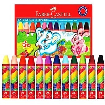 Faber-Castell Karton Kutu 12'li Pastel Boya Seti