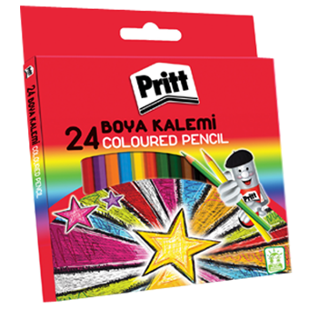 Pritt 24'lü Kalem Pastel Boya Seti