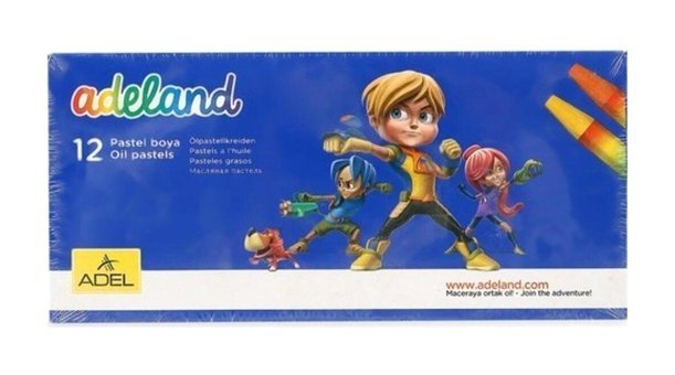 Adeland 12'li Yağlı Pastel Boya Seti
