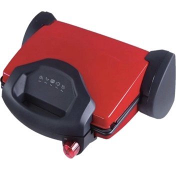 Sunny Piyano Granit 1800 W Kırmızı Tost Makinesi