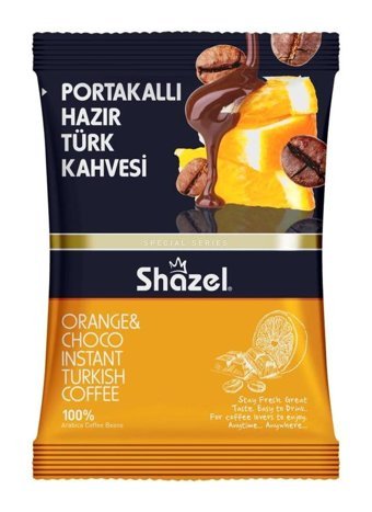Shazel Portakallı Türk Kahvesi 4x100 gr
