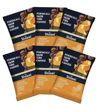 Shazel Portakallı Türk Kahvesi 6x100 gr