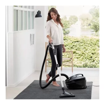 Nilfisk Elite BMSU14P10A1 650 W Yatay Toz Torbalı Süpürge Siyah