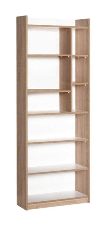 Adore Mobilya 10 Raflı Suntalam 176 cm Beyaz Kitaplık