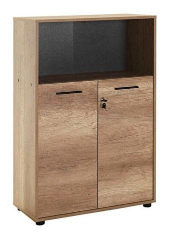 Adore Mobilya 2 Bölmeli 3 Raflı Suntalam 110 cm Çok Renkli Kitaplık