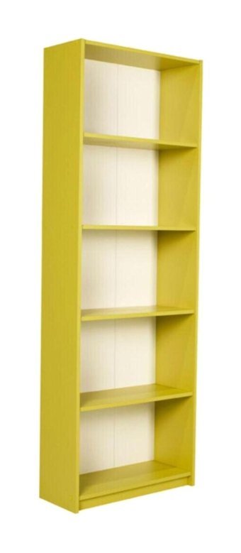 Adore Mobilya 5 Raflı Suntalam 170 cm Yeşil Kitaplık