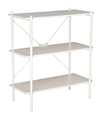 Adore Mobilya 3 Raflı Suntalam 92 cm Beyaz Kitaplık