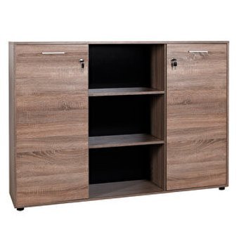 Adore Mobilya 3 Bölmeli 3 Raflı Suntalam 110 cm Çok Renkli Kitaplık