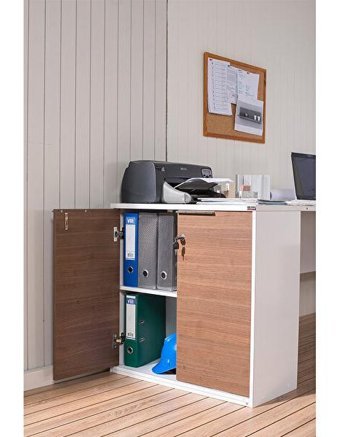 Adore Mobilya 2 Bölmeli 2 Raflı Suntalam 76 cm Ceviz Kitaplık