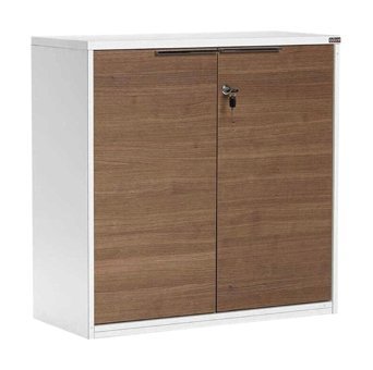 Adore Mobilya 2 Bölmeli 2 Raflı Suntalam 76 cm Ceviz Kitaplık
