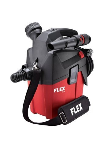 Flex VC6LMC 1200 W Dikey Toz Torbalı Süpürge Kırmızı - Siyah