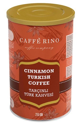 Caffe Rino Tarçınlı Orta Kavrulmuş Türk Kahvesi 250 gr