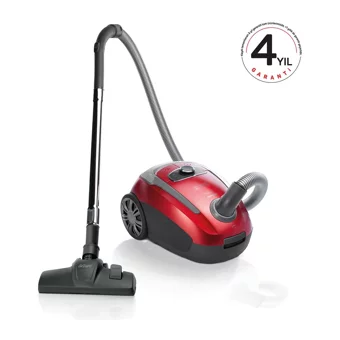 Arzum AR4054 Cleanart Silence Pro 800 W Yatay Hepa Filtreli Toz Torbalı Süpürge Nar