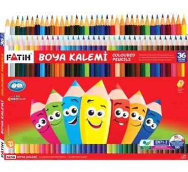 Fatih Kuruboya 36 Renk Tam Boy Pastel Boya