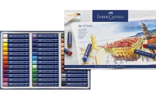 Faber-Castell Creatıve Studıo 36 Renk Yağlı 12 Pastel Boya