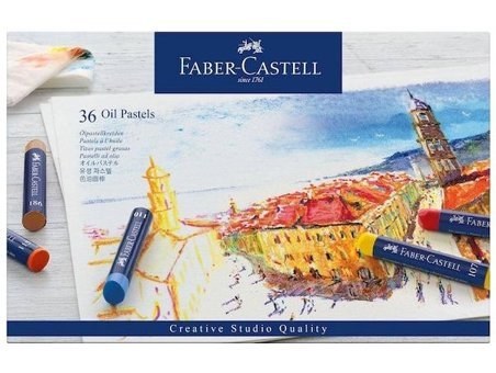Faber-Castell Creatıve Studıo 36 Renk Yağlı 12 Pastel Boya