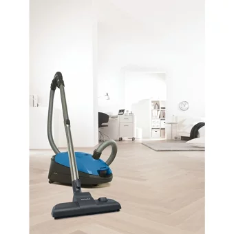 Miele Classic C1 Junior Powerline Tech Sbaf5 800 W Yatay Toz Torbalı Süpürge Mavi