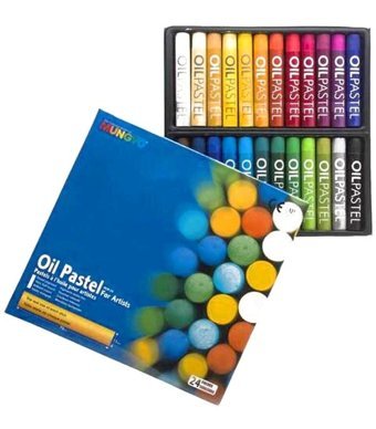 Altıs 24'lü Yağlı Karton Kutu Pastel Boya
