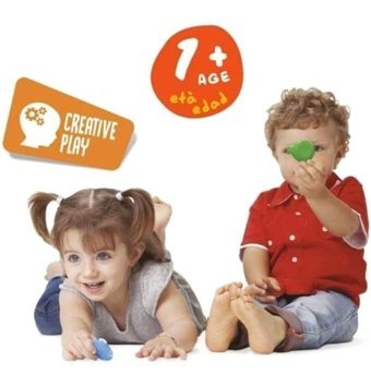 Carioca Teddy Şekilli Kirletmeyen Mum Boyalar 12'li Pastel Boya