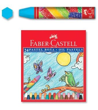 Faber-Castell Karton Kutu 24'li Pastel Boya