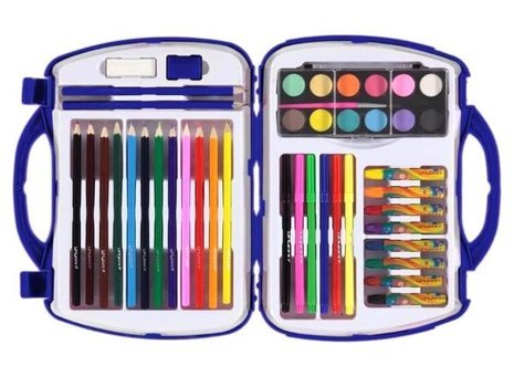 Coral High Kız Çocuk Sevimli Panda Boyama Seti 43'lü Pastel Boya