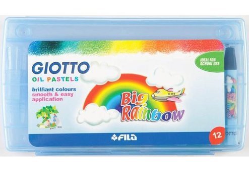 Giotto 295100 Plastik Kutu 12 Renk Pastel Boya