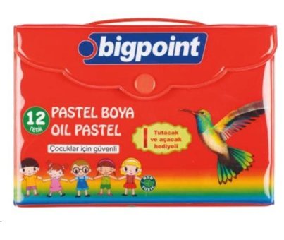 Bigpoint 12 Çantalı Pastel Boya