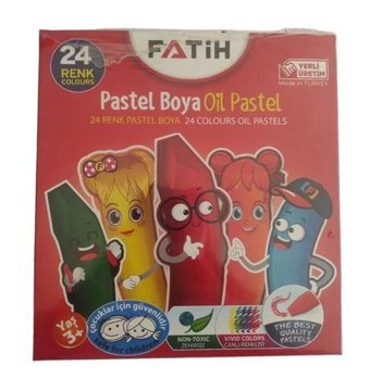 HobiMarketart 24'lü Karton Kutu Pastel Boya