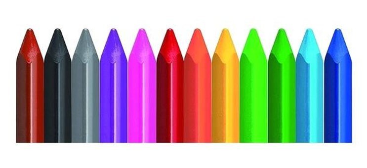 Carioca Plastello Jumbo Üçgen 12'li Pastel Boya