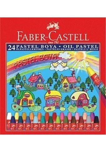 Faber-Castell Karton Kutu 24 Renk Pastel Boya