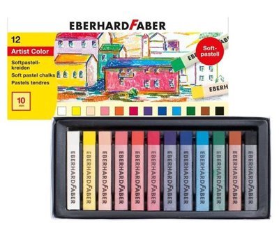 Eberhard Faber Artist Color Soft Pastel Seti 12'li Pastel Boya