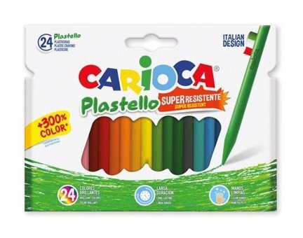 Carioca Plastello SuperResistente 24'lü Pastel Boya