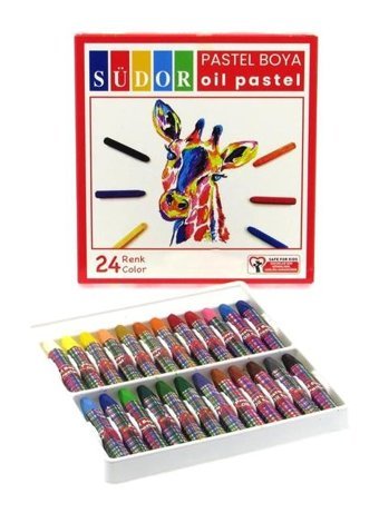 Südor 24 Renk Köşeli Oil Pastel Boya