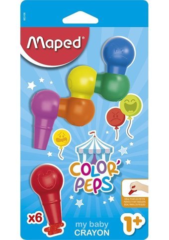 Maped Color'Peps Baby Crayon 6 Renk Pastel Boya