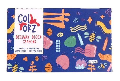 Colorz 12'li Blok Ve Kalem Balmumu Pastel Boya