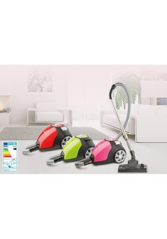 Fakir Pretty 750 W Yatay Hepa Filtreli Toz Torbalı Süpürge Fuşya