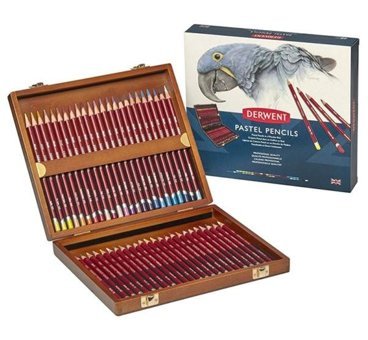 Derwent 48'li Ahşap Kutu Pastel Boya