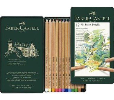 Faber-Castell Pitt Pastel Pencils 12'li Profesyonel Pastel Boya