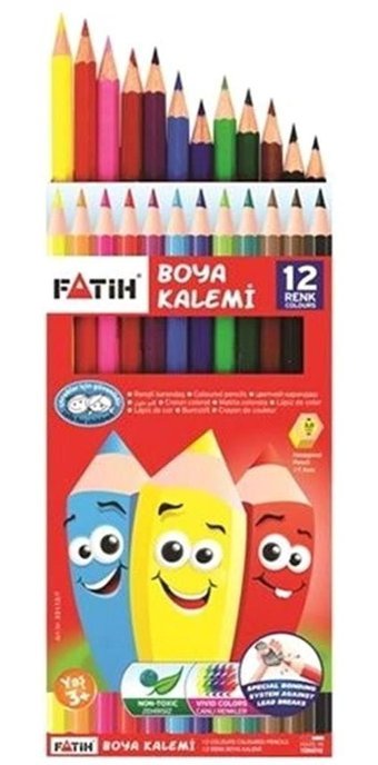 Fatih Okul Kırtasiye Seti Pastel+sulu+kuru+keçeli Kalem Fatih Set2 Pastel Boya