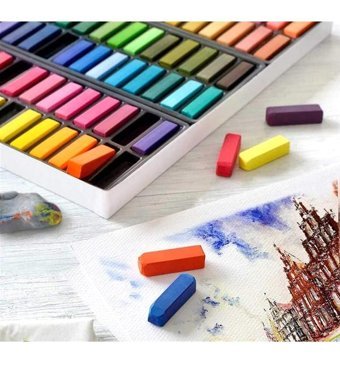 Faber-Castell Soft Pastels, Toz Pastel Set 72 Renk Pastel Boya