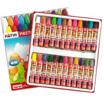 Fatih 24 Renk King Size Karton Kutulu Pastel Boya